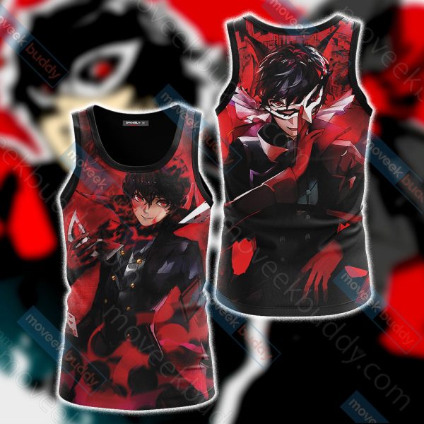 Persona 5 - Amamiya Ren Unisex 3D T-shirt Tank Top S