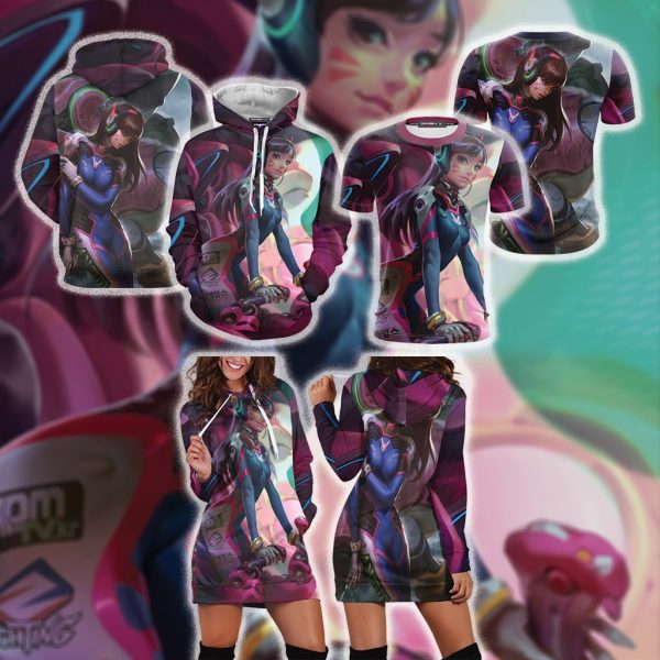 Overwatch "Shooting Star" D.Va Unisex 3D T-shirt