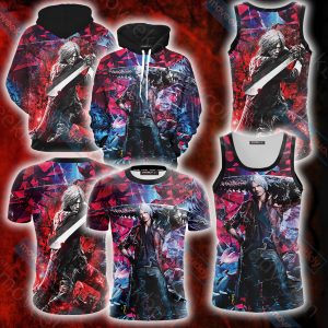 Devil May Cry - Dante Unisex 3D T-shirt   