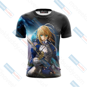 Fate/ Stay Night - Saber New Version 3D T-shirt   