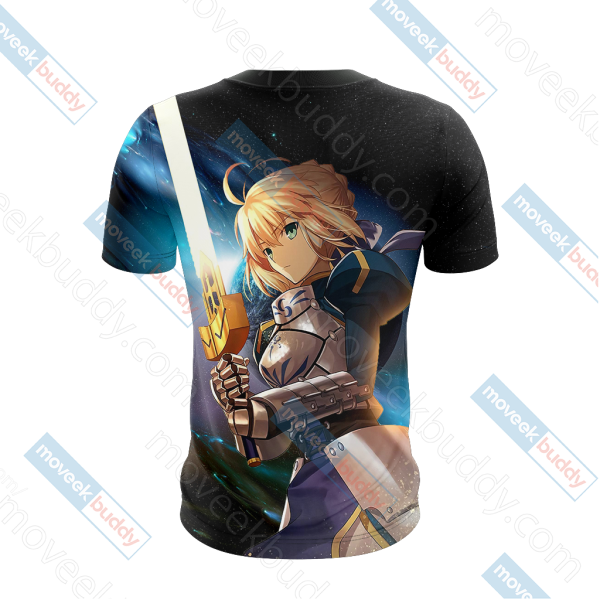 Fate/ Stay Night - Saber New Version 3D T-shirt