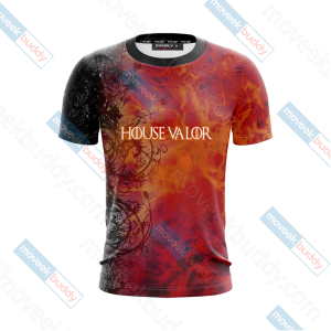 Pokemon Go - House Valor The Flame In the Night Unisex 3D T-shirt   