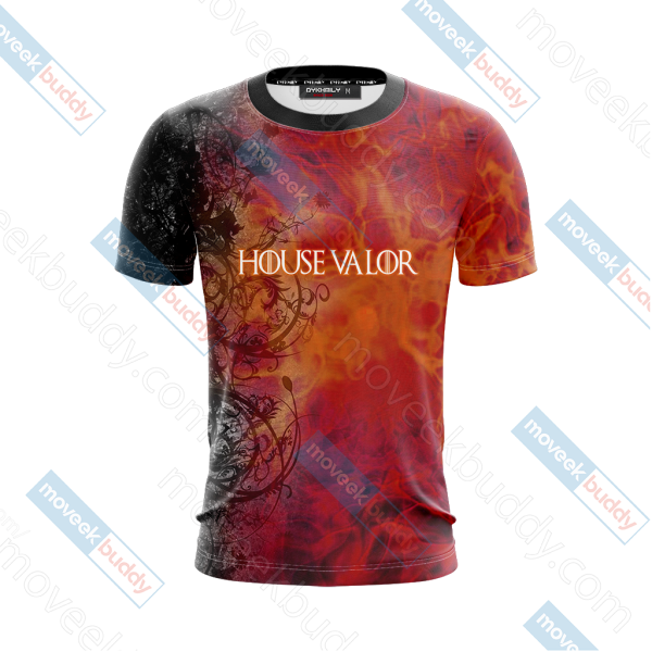 Pokemon Go - House Valor The Flame In the Night Unisex 3D T-shirt