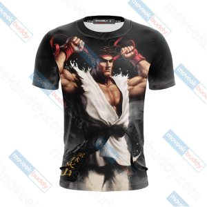 Street Fighter - Ryu Unisex 3D T-shirt   