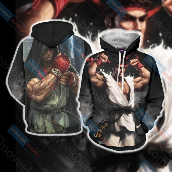 Street Fighter - Ryu Unisex 3D T-shirt Hoodie S