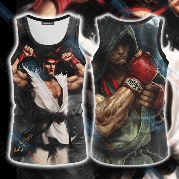 Street Fighter - Ryu Unisex 3D T-shirt Tank Top S