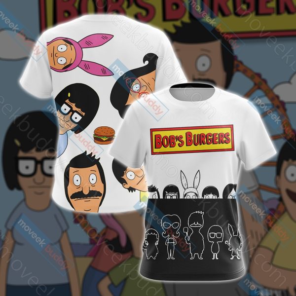 Bob's Burgers Unisex 3D T-shirt