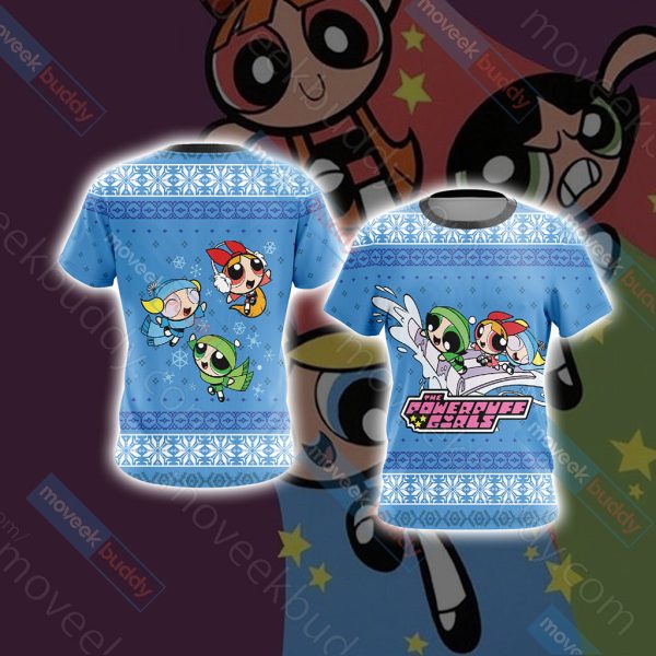 The Powerpuff Girls Christmas Style Unisex 3D T-shirt