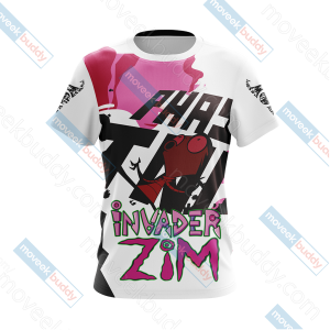 Invader ZIM Unisex 3D T-shirt   