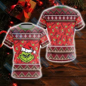 The Grinch Christmas Unisex 3D T-shirt