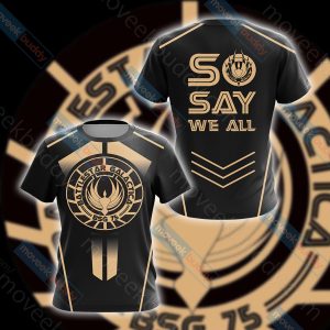 Battlestar Galactica New Look Unisex 3D T-shirt