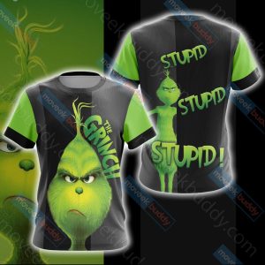 The Grinch "stupid, stupid, stupid!" Unisex 3D T-shirt