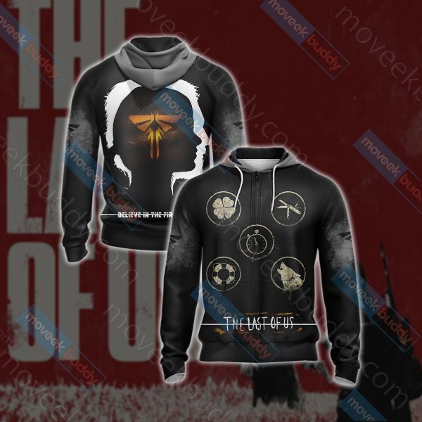 The Last of Us New Style Unisex 3D T-shirt Zip Hoodie XS