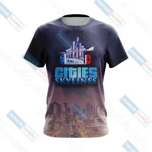 Cities: Skylines Unisex 3D T-shirt   