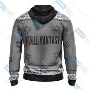 Final Fantasy VII - Cloud Christmas Style Unisex 3D T-shirt   