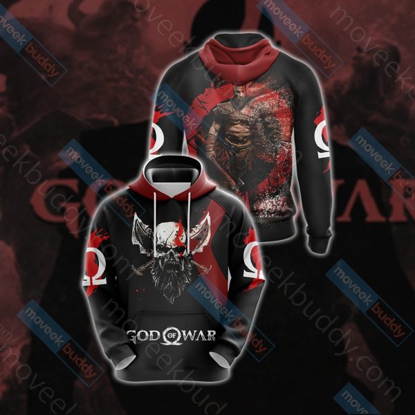 God Of War Version 2019 Unisex 3D T-shirt Hoodie S