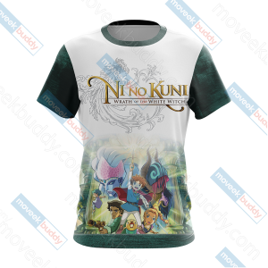 Ni no Kuni Unisex 3D T-shirt   