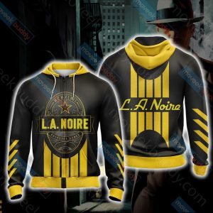 L.A. Noire Unisex 3D T-shirt Zip Hoodie XS 