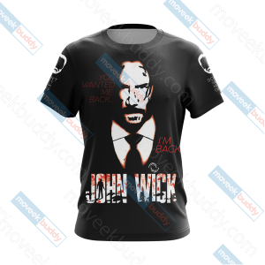 John Wick New Unisex 3D T-shirt   