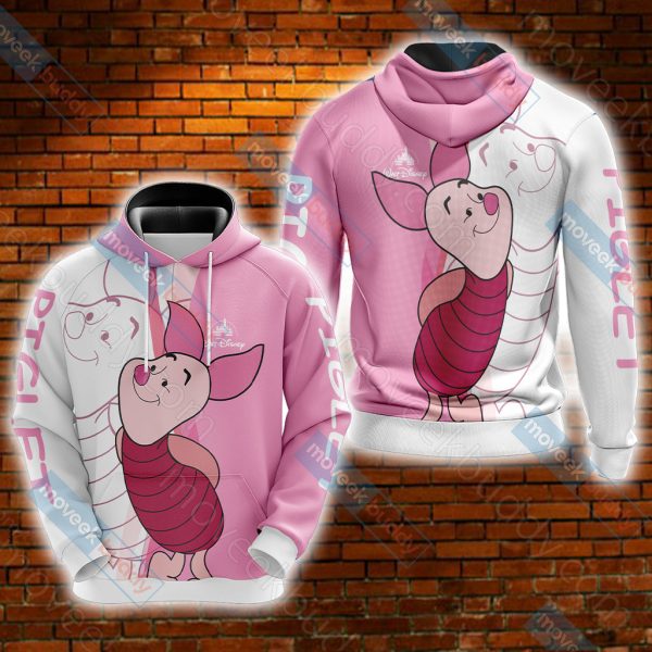 Winnie The Pooh - Piglet Unisex 3D Hoodie S