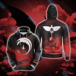 How To Train Your Dragon - Hiccup and Toothless Unisex 3D T-shirt Hoodie S 