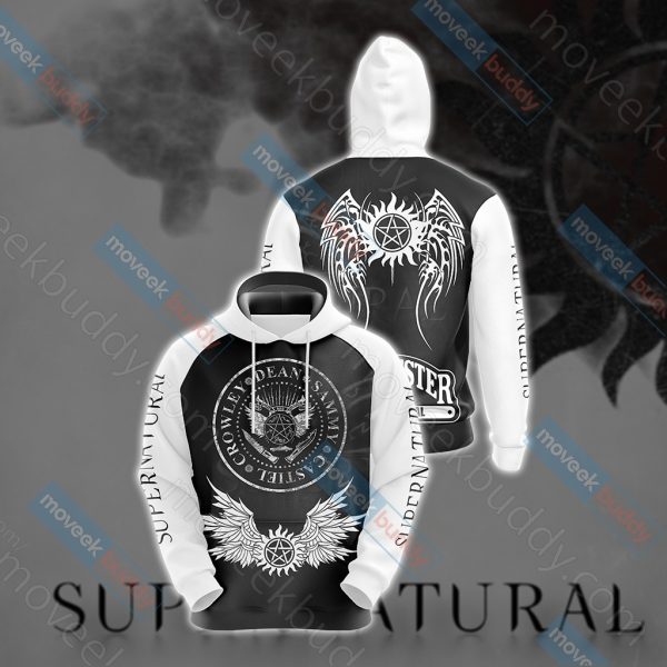 Supernatural Unisex 3D T-shirt Hoodie S