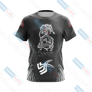 Vikings - Fenrir Unisex 3D T-shirt   