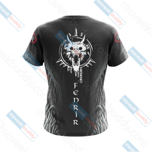 Vikings - Fenrir Unisex 3D T-shirt   