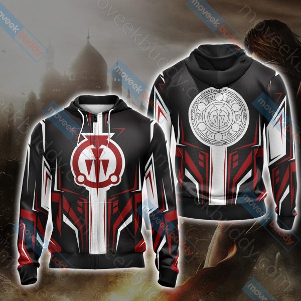 Prince of Persia - Warrior Within Logo Unisex 3D T-shirt Zip Hoodie S