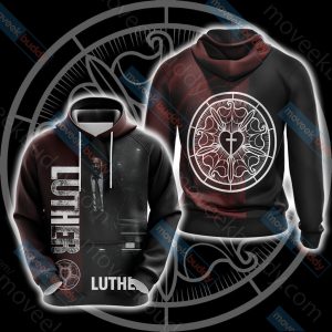 Luther (TV series) Unisex 3D T-shirt Hoodie S 