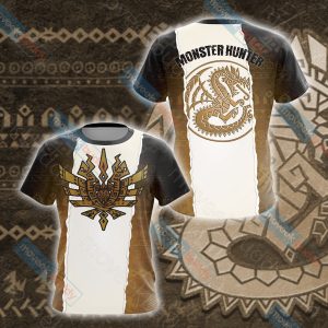 Monster Hunter Unisex 3D T-shirt   