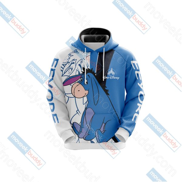 Winnie The Pooh - Eeyore Unisex 3D Hoodie