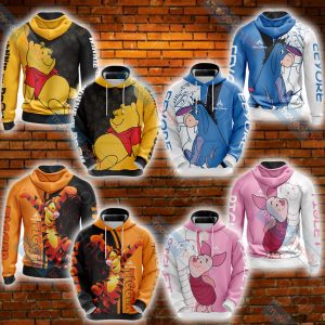 Winnie The Pooh - Eeyore Unisex 3D Hoodie   