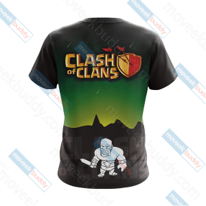 Clash of Clans Unisex 3D T-shirt   