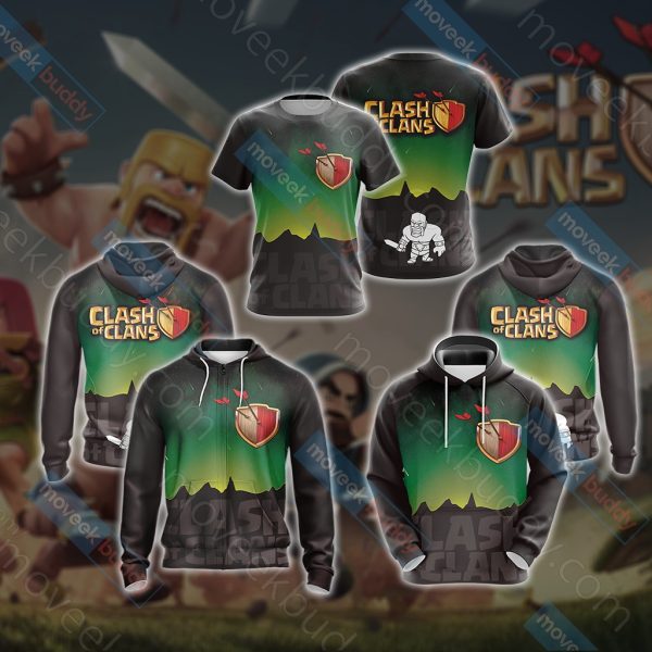 Clash of Clans Unisex 3D T-shirt