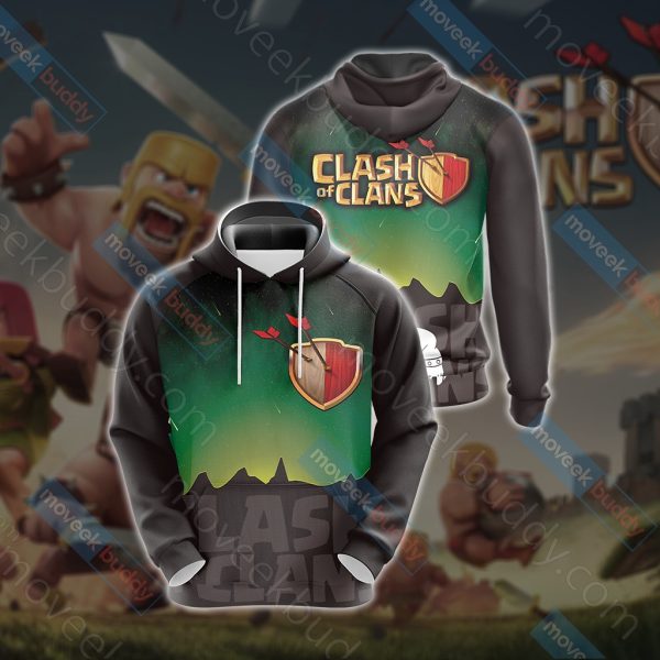 Clash of Clans Unisex 3D T-shirt Hoodie S