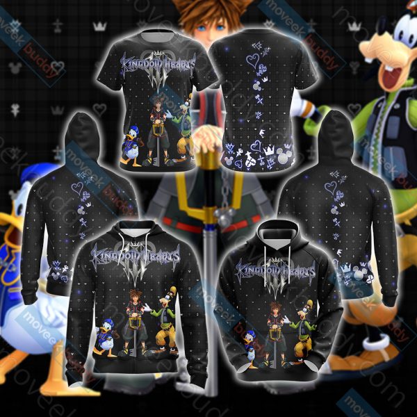 Kingdom Hearts III New Unisex 3D T-shirt