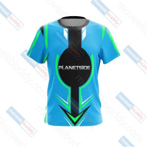 PlanetSide - Intellect Shall Overcome Unisex 3D T-shirt   