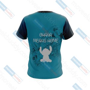 Ohana Means Family Stitch Unisex 3D T-shirt   