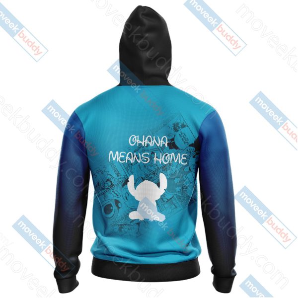 Ohana Means Family Stitch Unisex 3D T-shirt