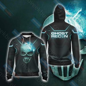 Tom Clancy's Ghost Recon Advanced Warfighter Unisex 3D T-shirt Zip Hoodie XS 