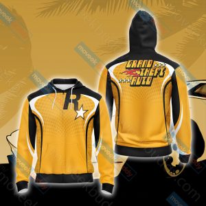 Grand Theft Auto New Unisex 3D T-shirt Zip Hoodie XS 