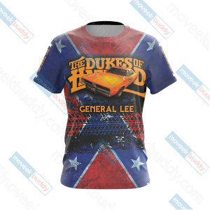 The Dukes Of Hazzard General Lee Unisex 3D T-shirt   