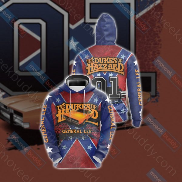 The Dukes Of Hazzard General Lee Unisex 3D T-shirt Hoodie S