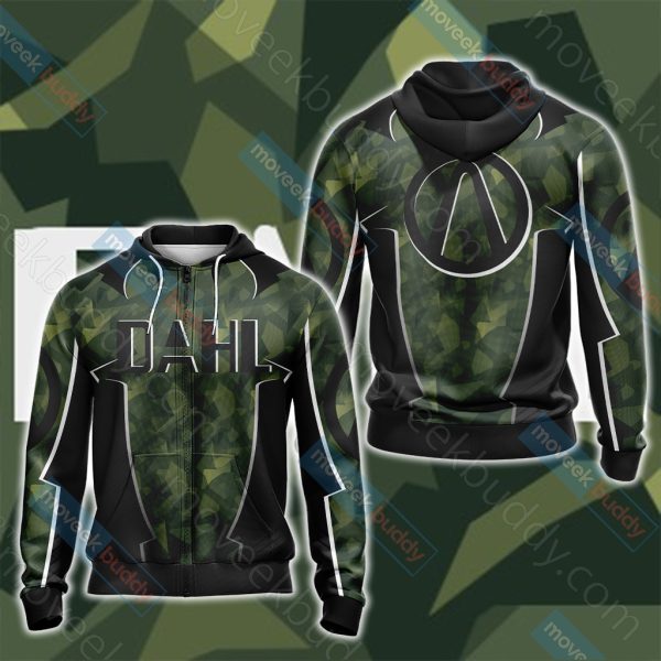 Borderlands - Dahl Unisex 3D T-shirt Zip Hoodie XS