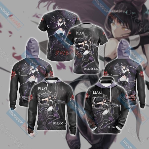 RWBY - Blake Belladonna New Version Unisex 3D T-shirt