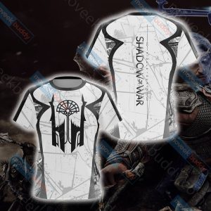 Middle-earth: Shadow of Mordor - Black Gate Sigil Unisex 3D T-shirt