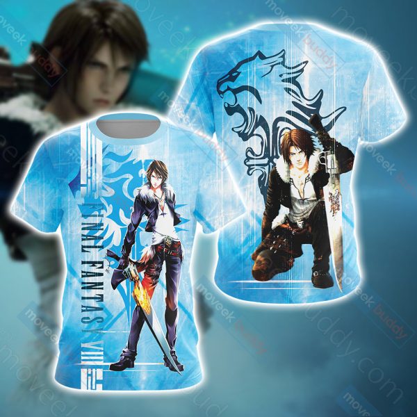 Final Fantasy VIII - Squall Leonhart Unisex 3D T-shirt