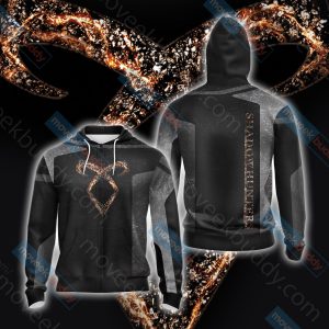 Shadowhunters New Style Unisex 3D T-shirt Zip Hoodie XS 