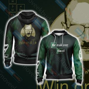 Breaking Bad Unisex 3D T-shirt Zip Hoodie XS 